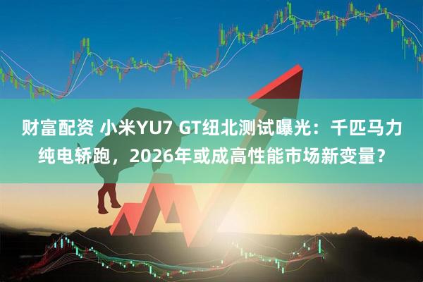 财富配资 小米YU7 GT纽北测试曝光：千匹马力纯电轿跑，2026年或成高性能市场新变量？